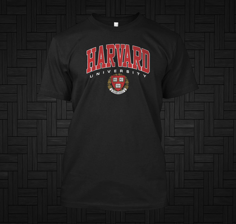 Harvard University Vintage  Black Shirt