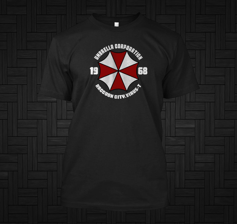 Umbrella Corporation 1968 Black T-Shirt 3