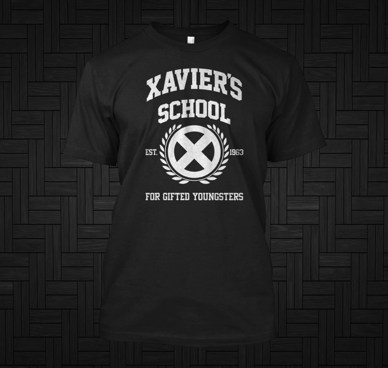 Xavier's School Black t-shirt