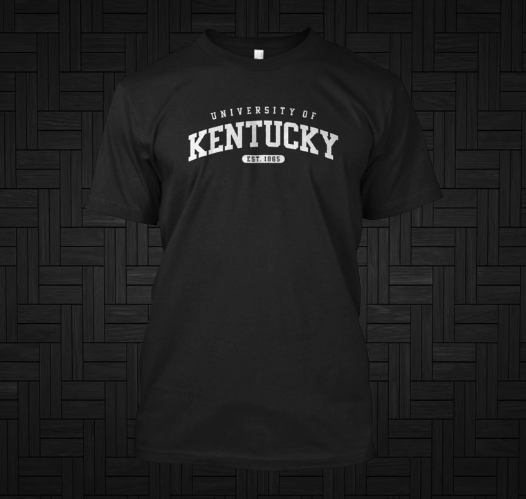 University of Kentucky est 1865 Black T-Shirt