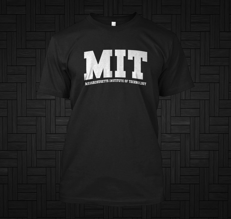 MIT Sweatshirt Massachusetts Institute of Technology Black T-Shirt