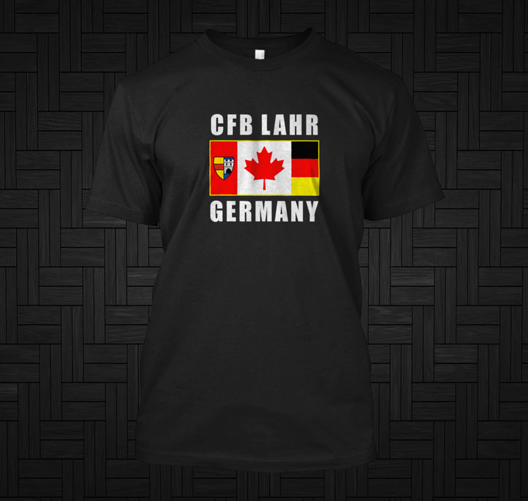 Canadian Military CFB Lahr Germany Kanadische Streitkräfte Black T-Shirt