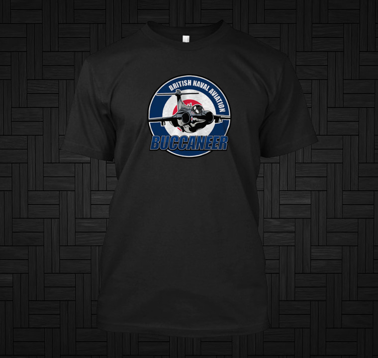Buccaneer British Naval Aviation Black t-Shirt