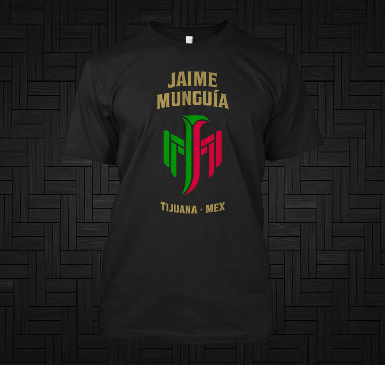 Jaime Munguia Tijuana Mexico Black T-Shirt