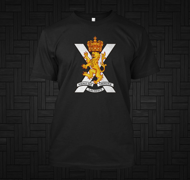 Royal Regiment of Scotland British Army Black T-Shirt