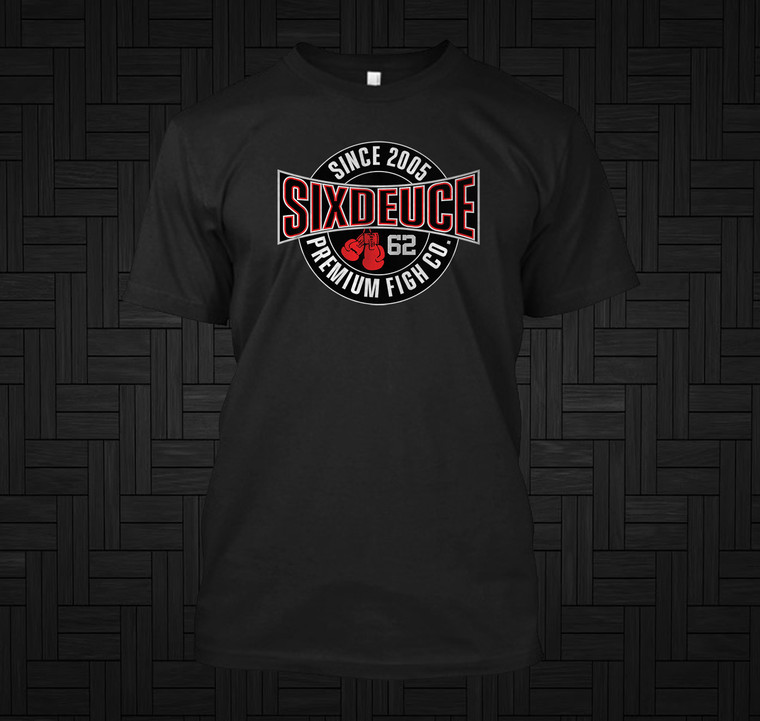 Six Deuce MMA - Premium Fight Co. Black T-Shirt