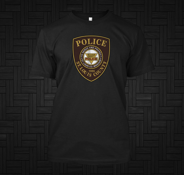 St Louis County Police Black T-Shirt