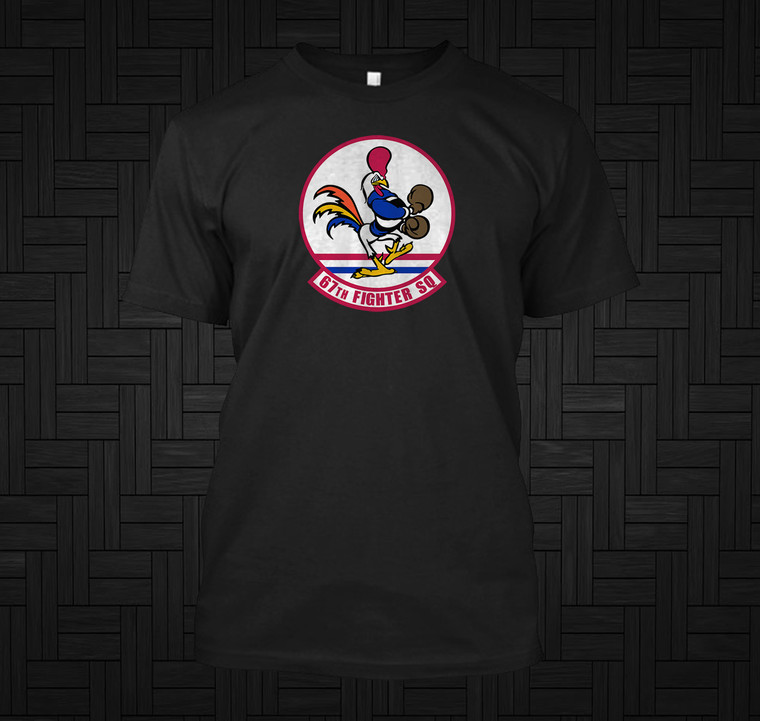 67th Fighter Squadron Black T-Shirt