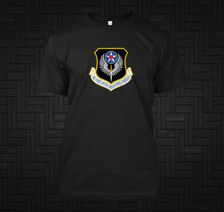 AFSOC Air Force Special Operations Command black T-Shirt