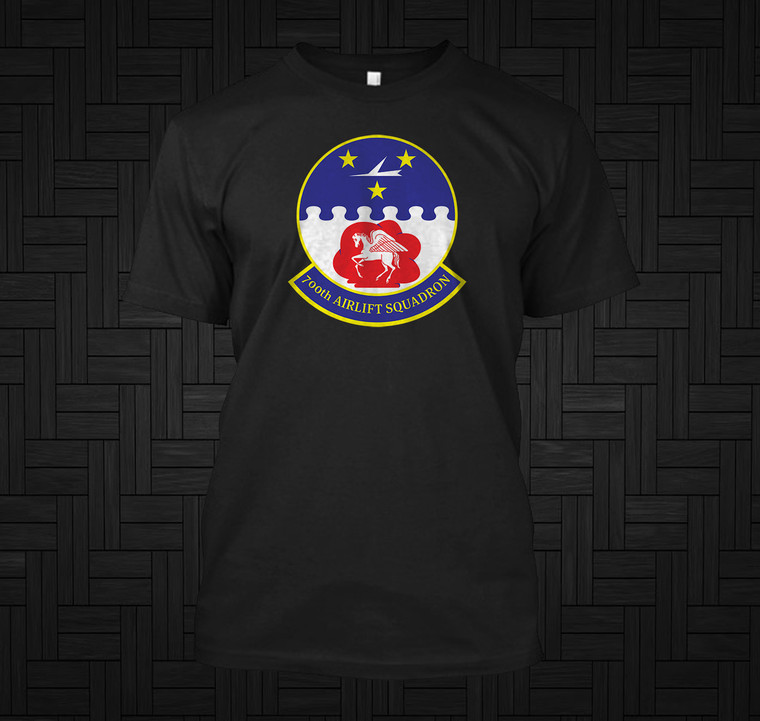 700th Airlift Squadron Black -Shirt