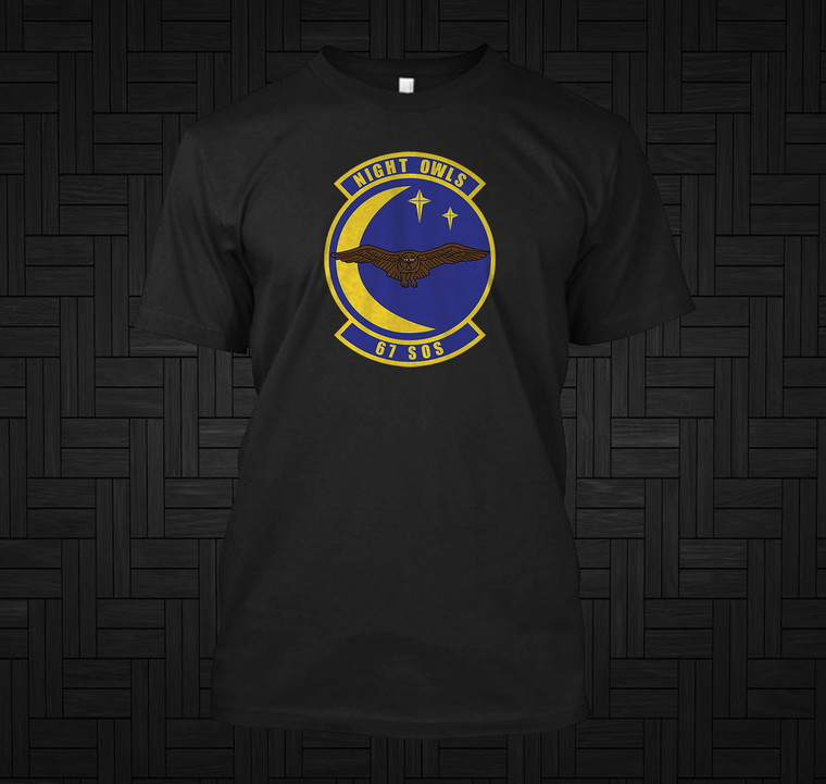 67th Special Operations Squadron Black T-Shirt