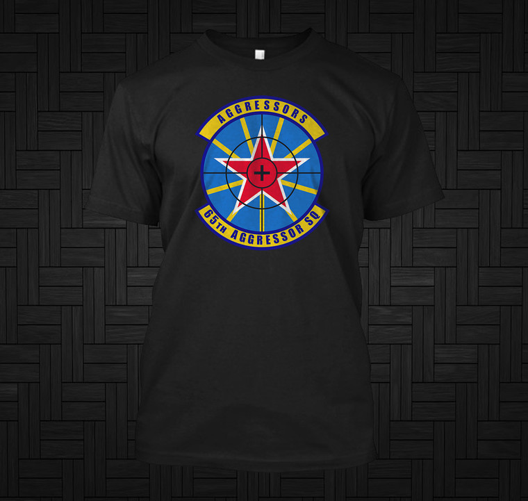 65th Aggressor Squadron Black T-Shirt