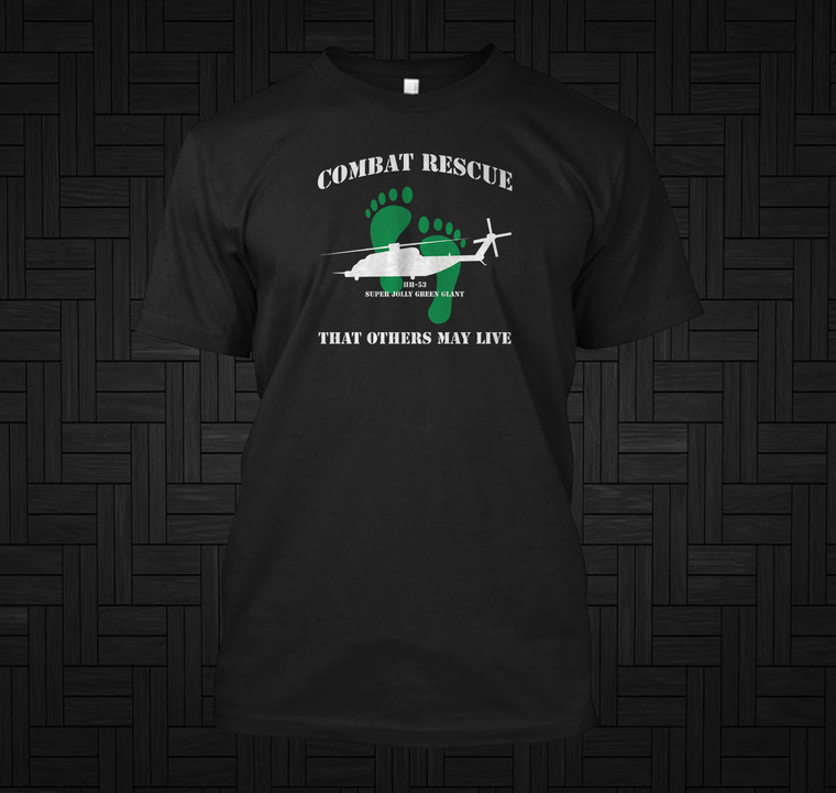 Combat Rescue Super Jolly Black T-Shirt