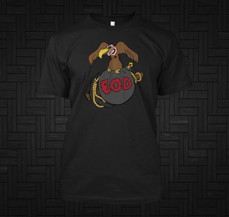 Marine EOD Black T-Shirt