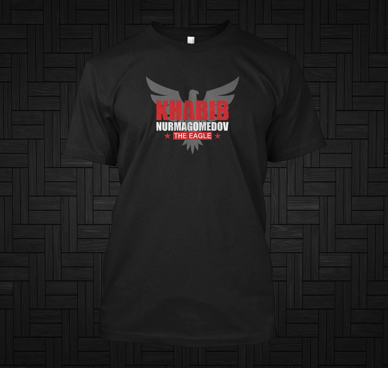 Khabib Nurmagomedov The Eagle MMA Black T-Shirt
