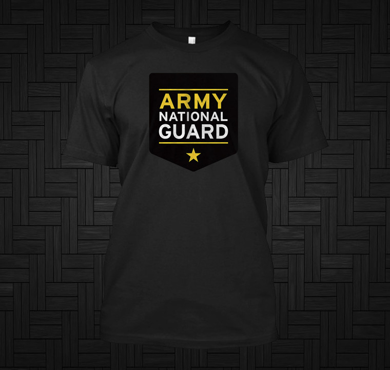 Army National Guard Black T-Shirt