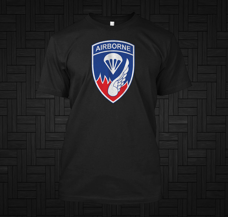 Airborne 187th Infantry Regiment Rakkasans Black T-Shirt