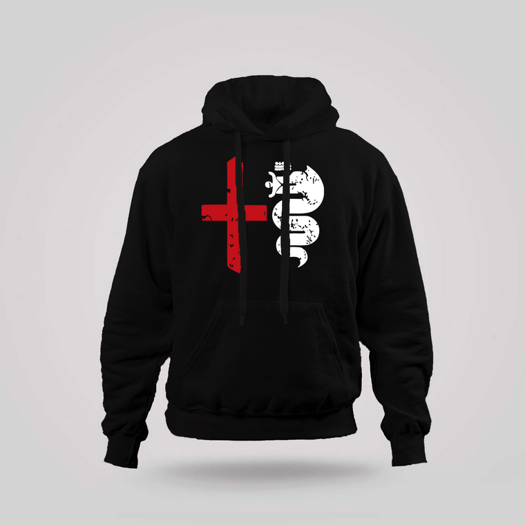 ALFA ROMEO Logo Black Hoodie