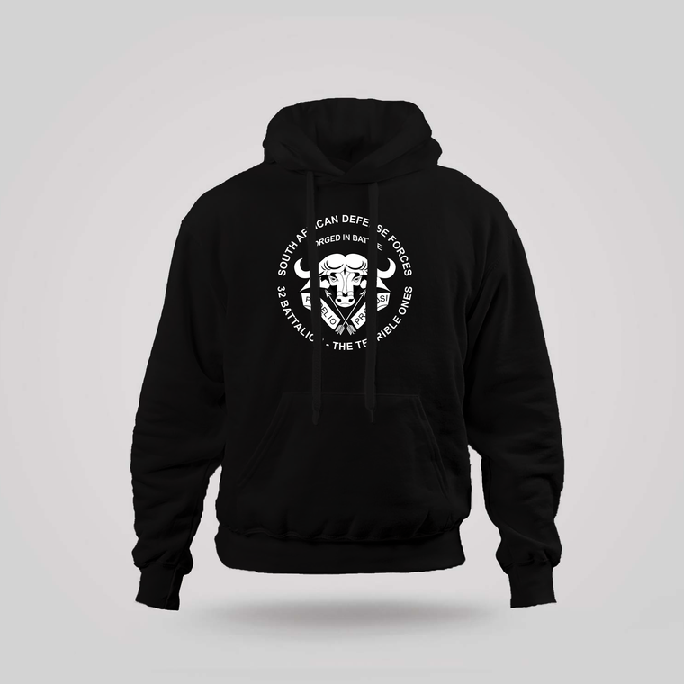 32 Battalion - South Africa Defense Force Black Hoodie