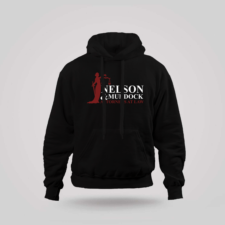 Daredevil TV Series Nelson and Murdock Attorneys at Law Black Hoodie