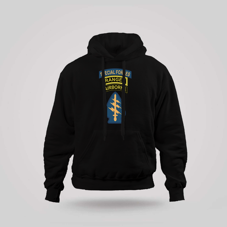 Special Forces Tower of Power Black Hoodie