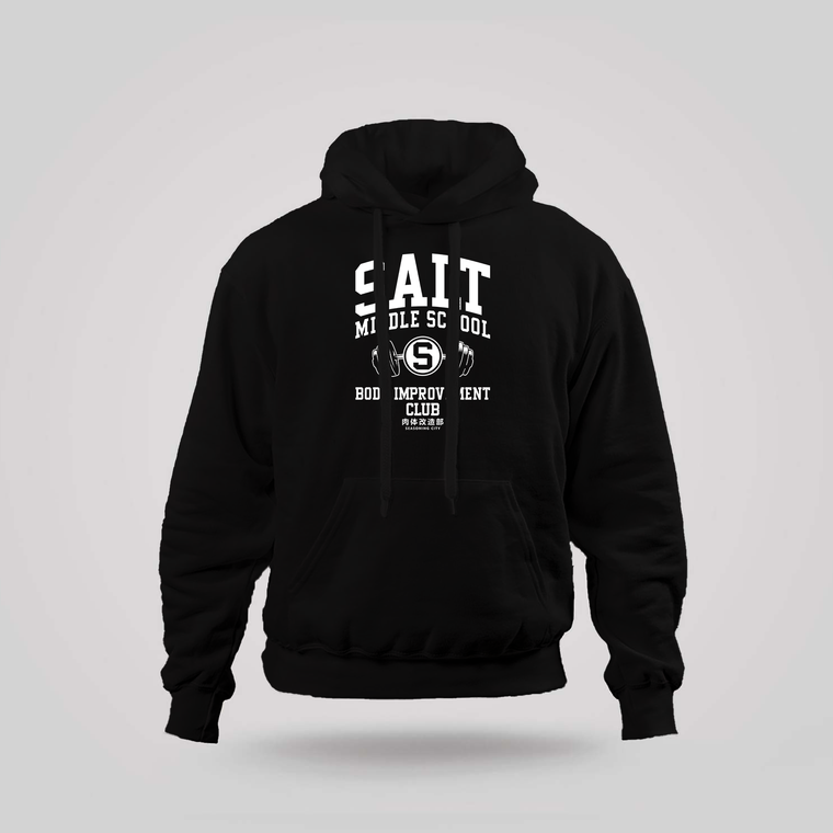 Salt Middle School Body Improvement Club Black Hoodie