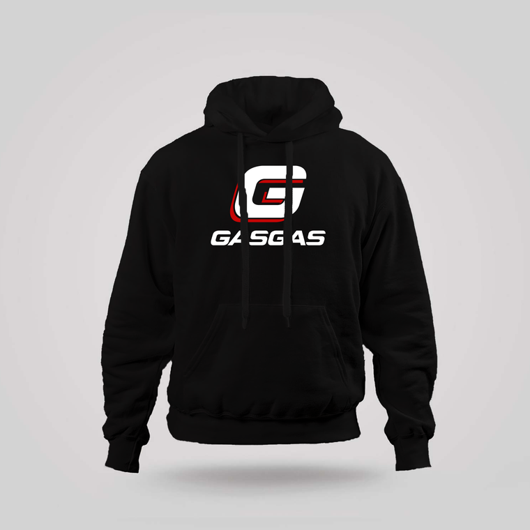 Gas Gas Motorcycle Dirt Bike Enduro Trail Black Hoodie