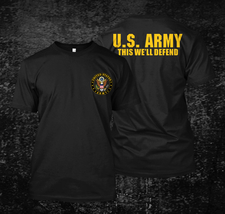 U.S. Army Shirt Black