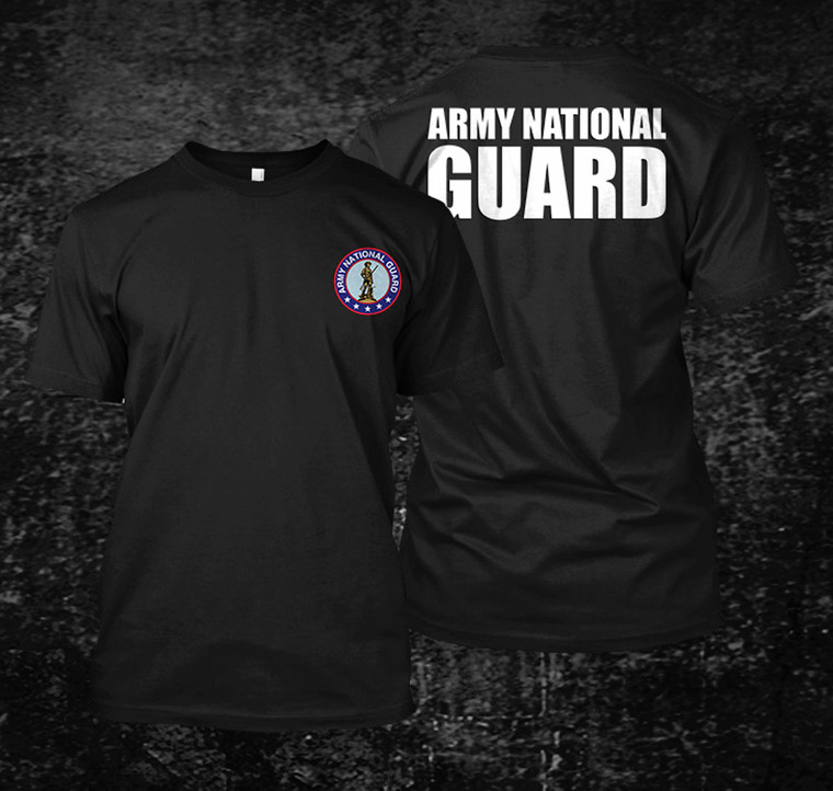 Army National Guard Black Shirt
