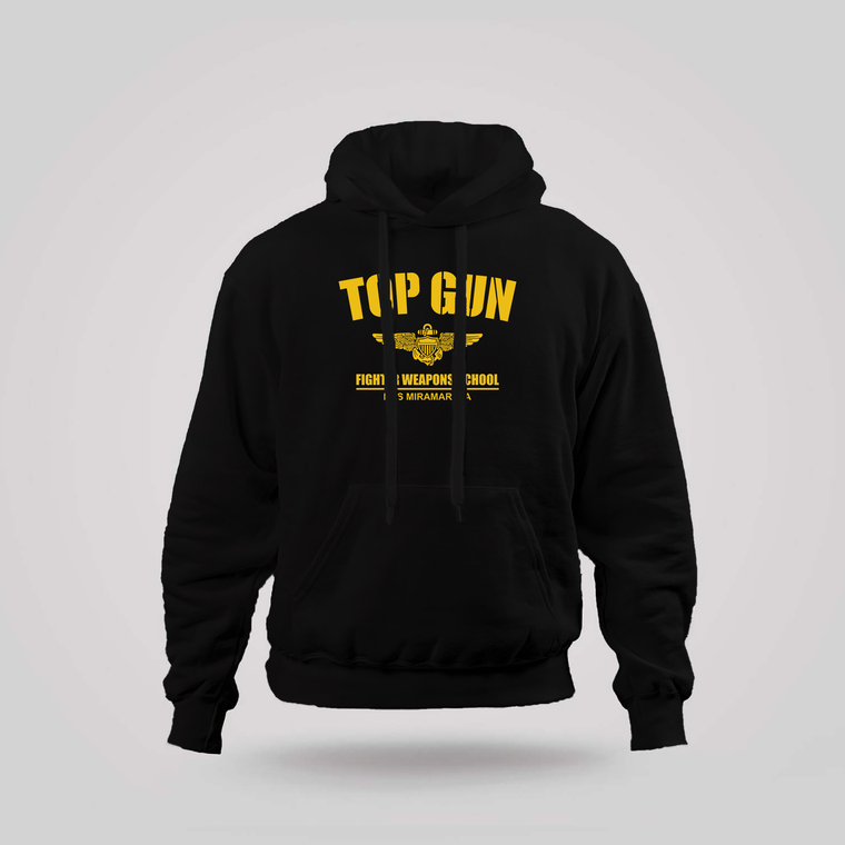 Fighter Weapons School Black Hoodie