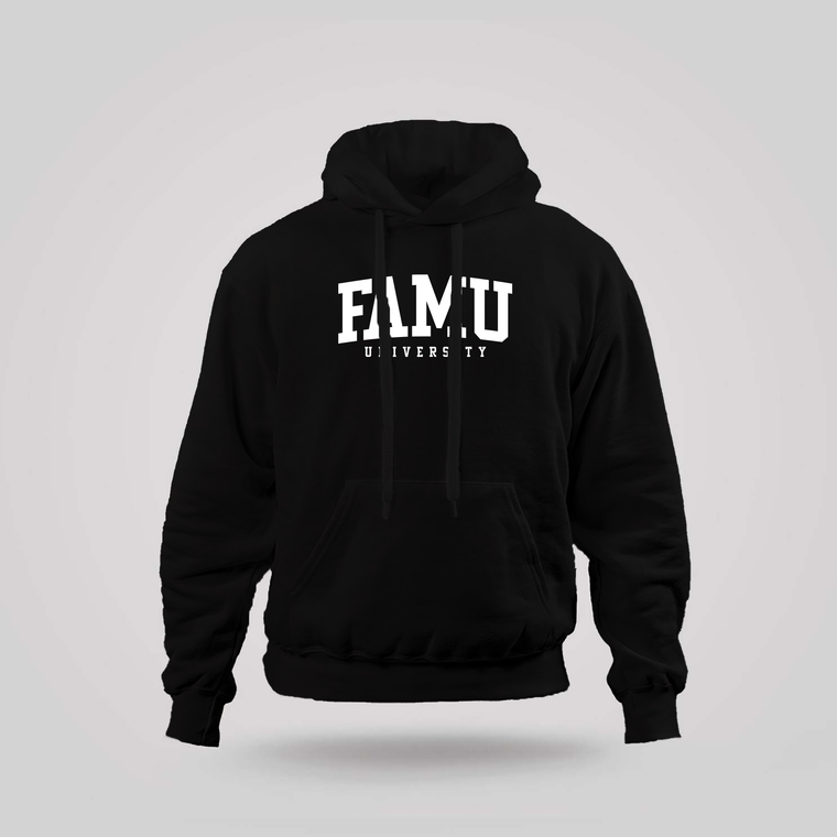 FAMU University Sweatshirt, FAMU Florida A&M University Black Hoodie