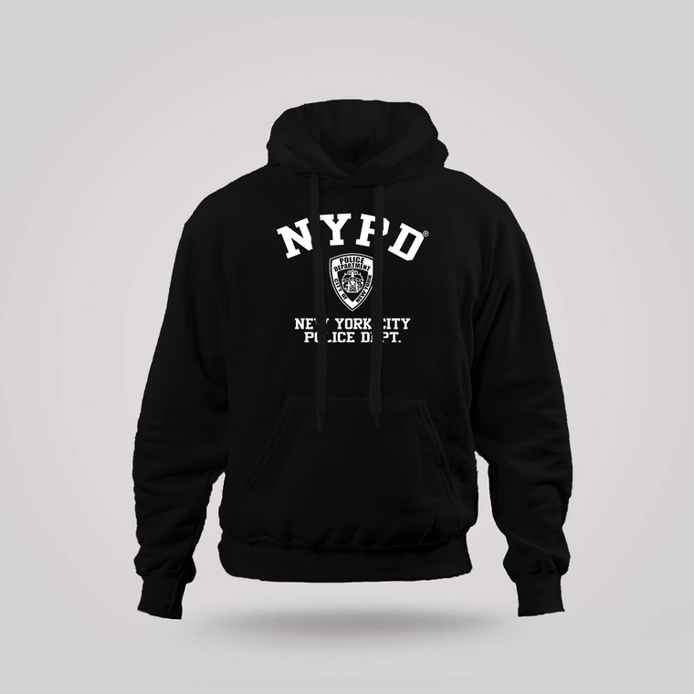 NYPD New York Police Department  NYC Black Hoodie