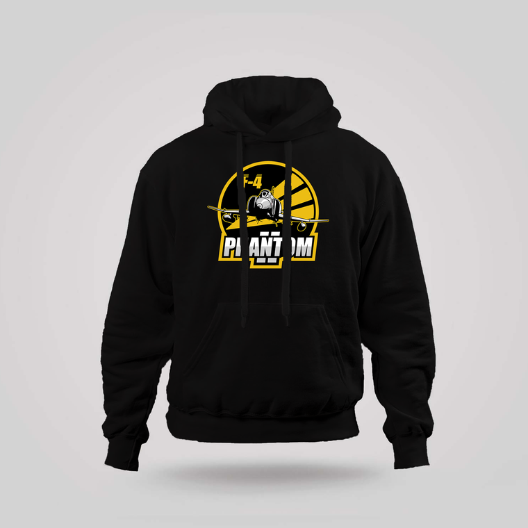 F-4 Phantom II Black Hoodie