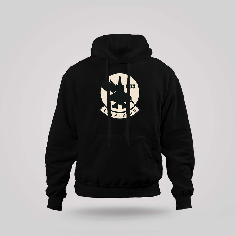 F-35 Lightning II Black Hoodie