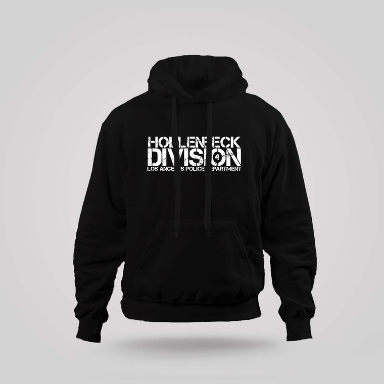 4 Hollenbeck Division 4 LAPD Black Hoodie