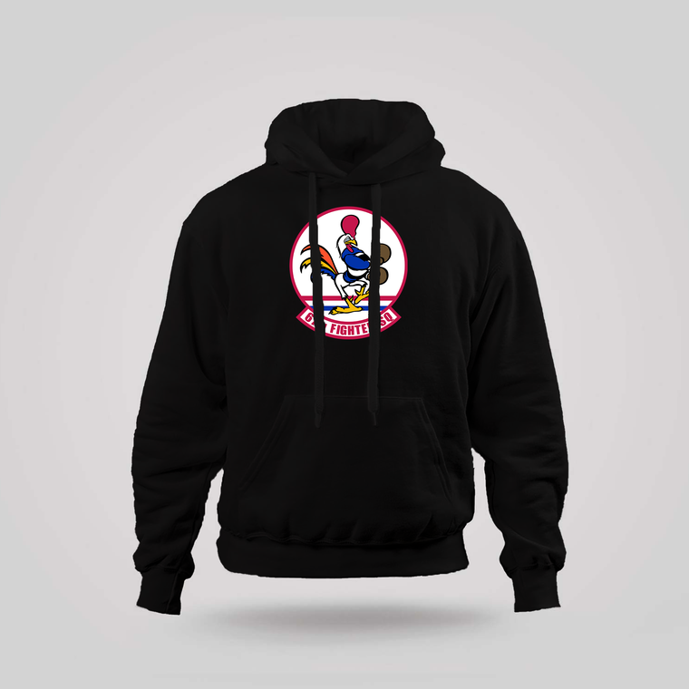 67th Fighter Squadron Black Hoodie