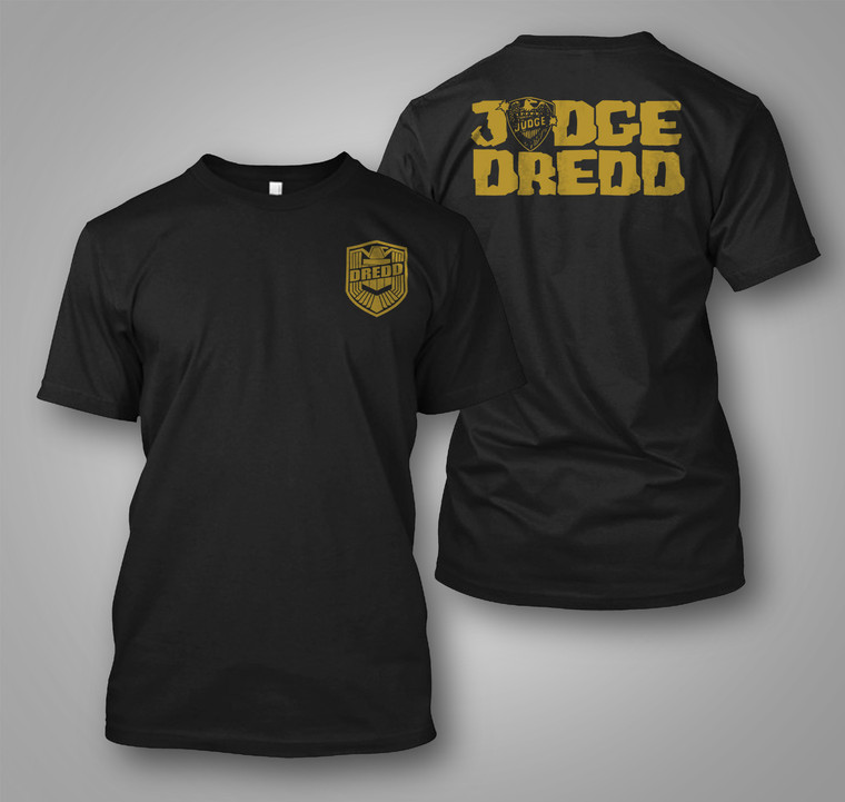 Judge Dredd Chief Police Black T-Shirt