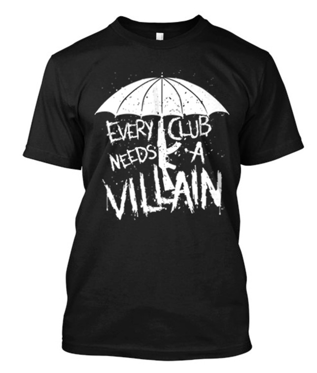 Villain Club  Logo Black T Shirt