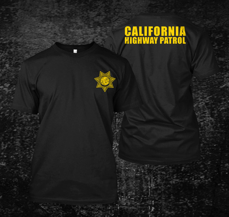 California Highway Patrol - Black T Shirt