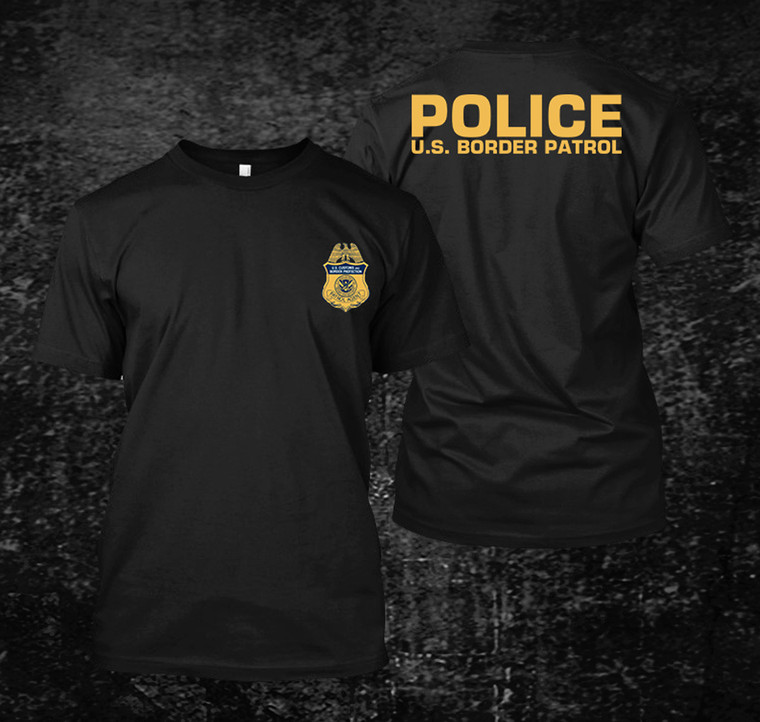 Border Patrol Police Black Shirt