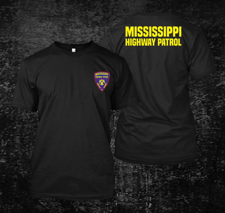 Mississippi Highway Patrol Police Black Shirt