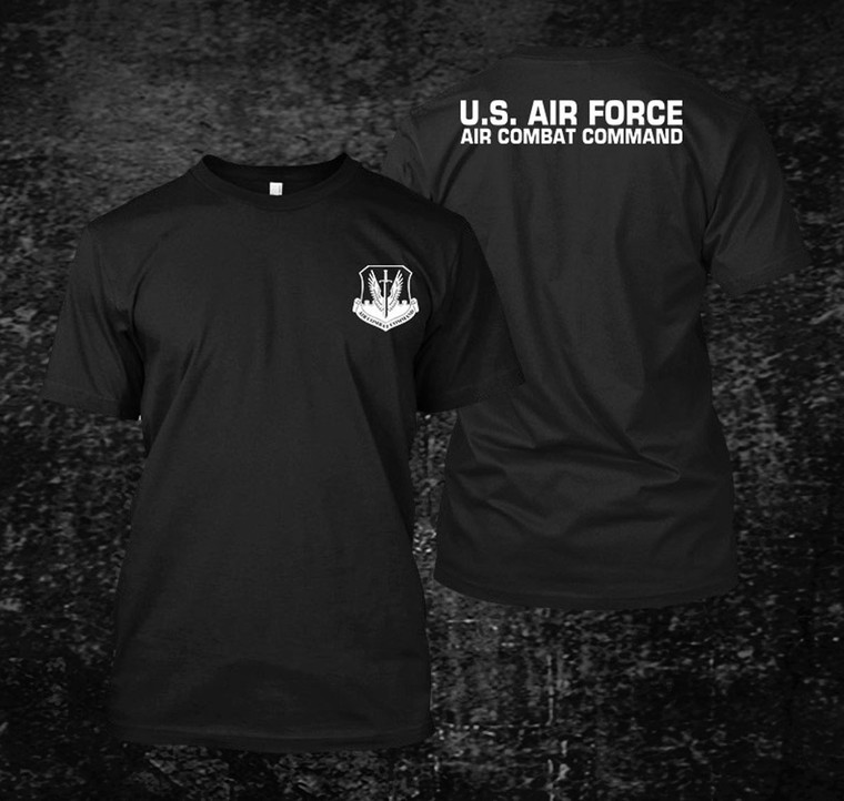 US Air Force Black T Shirt