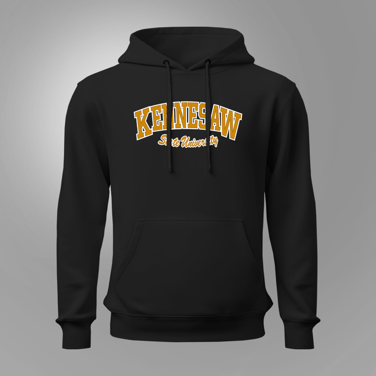 Vintage 90s Kennesaw State University Black Hoodie
