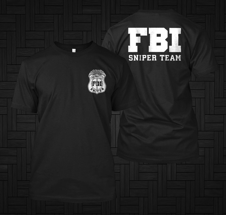FBI Sniper Team Black Shirt