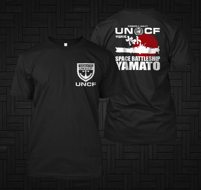 Space Battleship Yamato Black Shirt