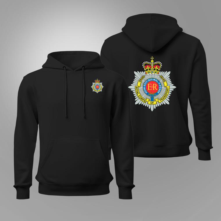 British Army Royal Corps of Transport Black Hoodie