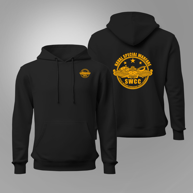 New SWCC Naval Special Warfare Black Hoodie