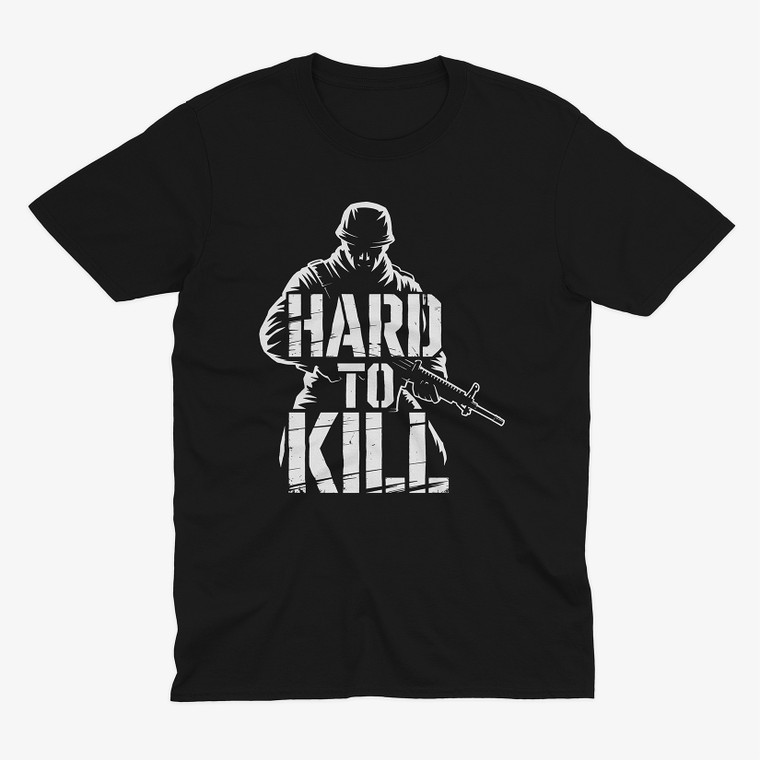 Hard to Kill Soldier Black T-Shirt
