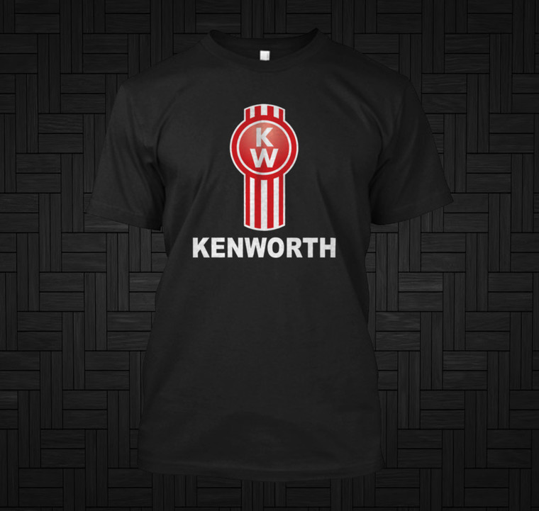 Kenworth Trucker Trucks Logo Black T-Shirt