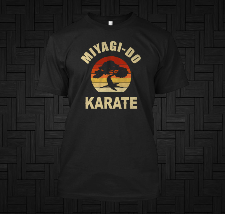 Miyagi Do Karate Kid Black T Shirt